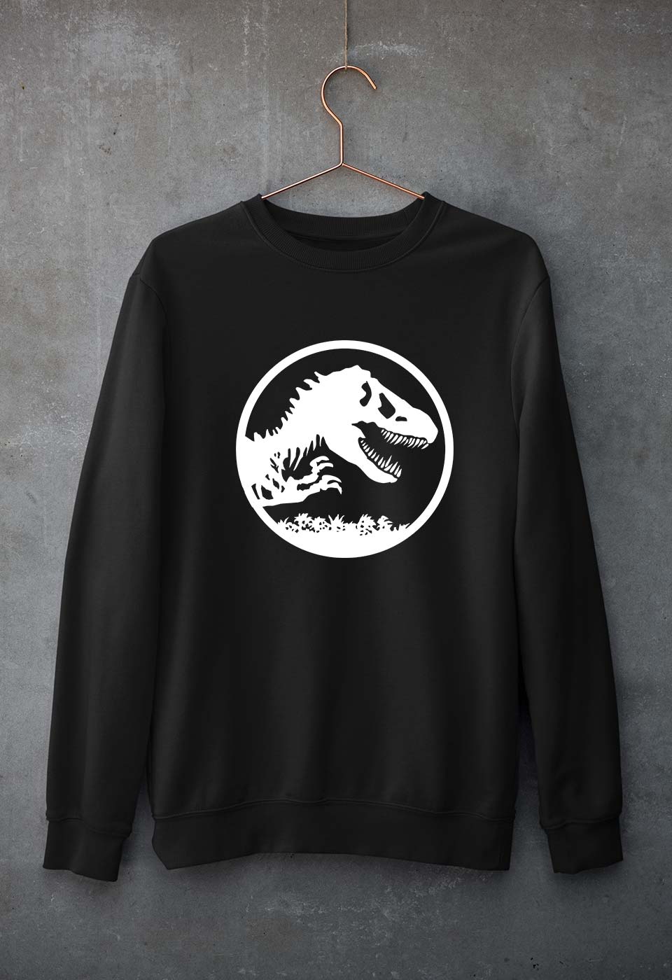 Jurassic World Unisex Sweatshirt for Men/Women-Black-Ektarfa.online