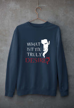 Load image into Gallery viewer, Lucifer Unisex Sweatshirt for Men/Women-Navy Blue-Ektarfa.online
