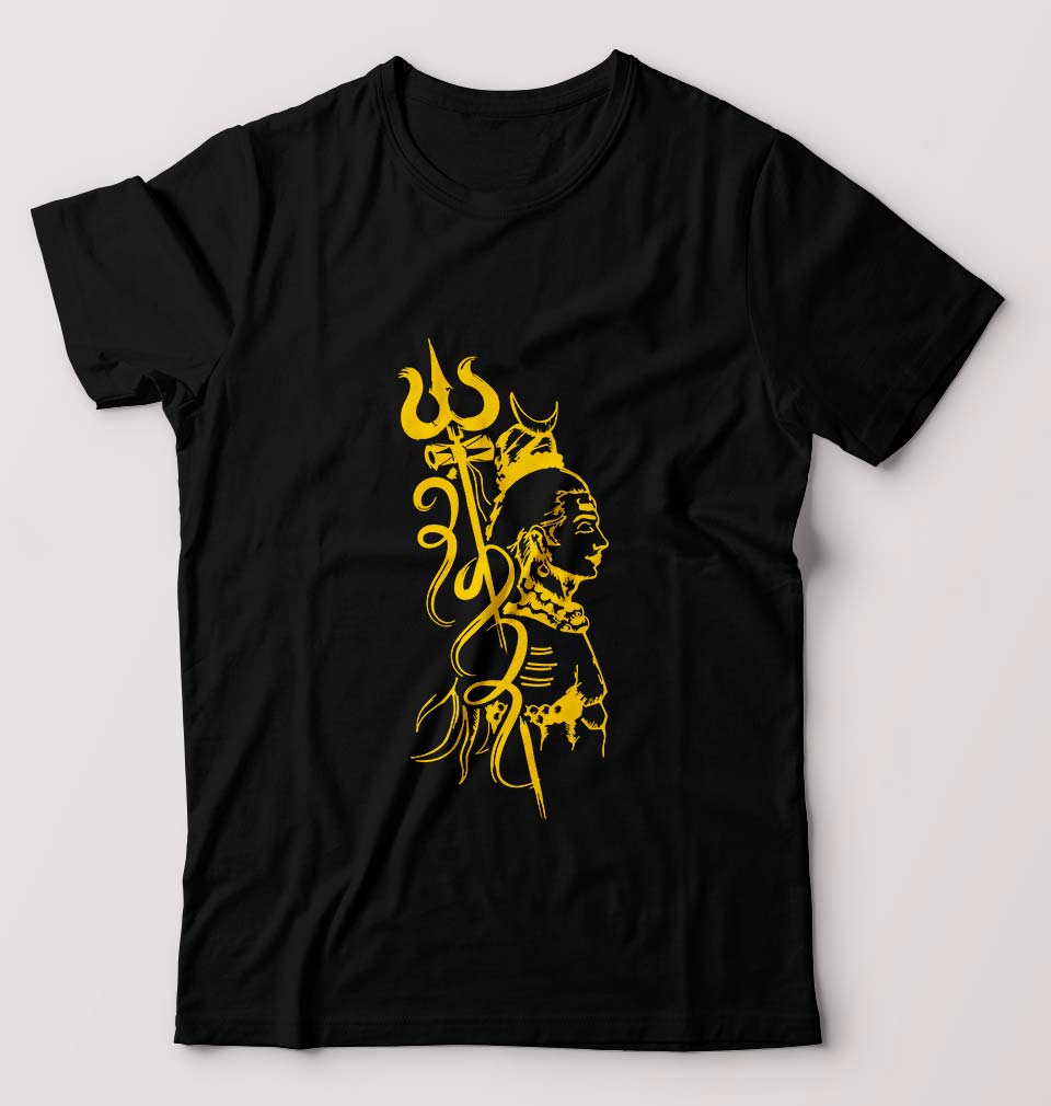 Mahakal Mahadev Bholenath Shiva Shivji T-Shirt for Men-Black-Ektarfa.online