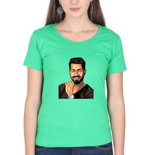 Load image into Gallery viewer, Hardik Pandya T-Shirt for Women-Flag Green-Ektarfa.online
