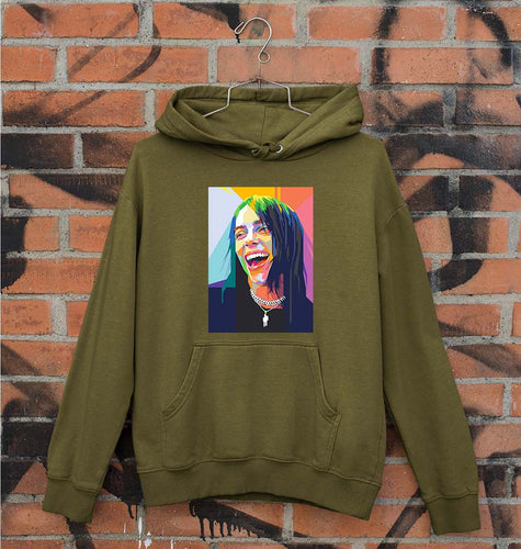 Billie Eilish Unisex Hoodie for Men/Women-Olive Green-Ektarfa.online