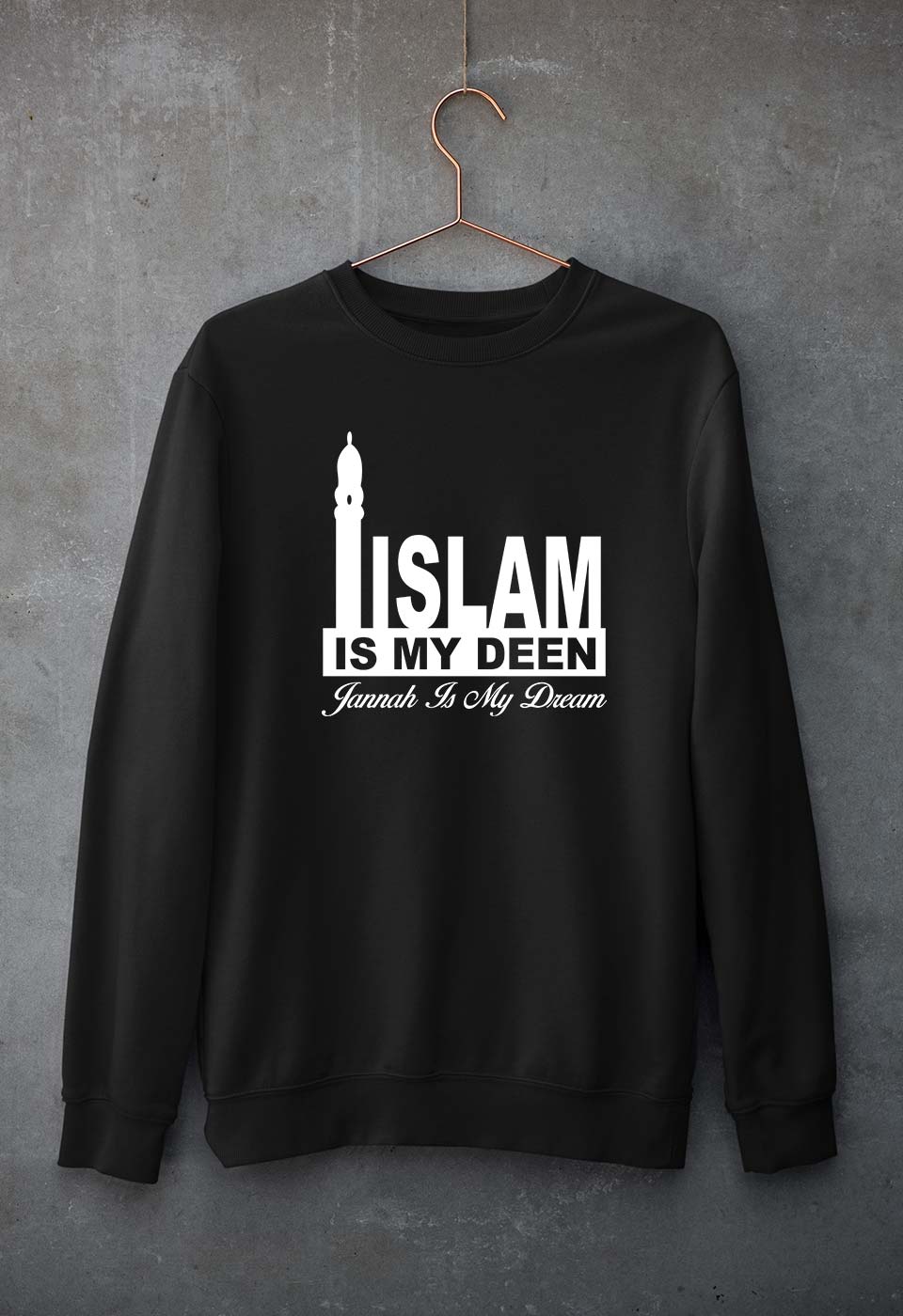 Islam Unisex Sweatshirt for Men/Women-Black-Ektarfa.online