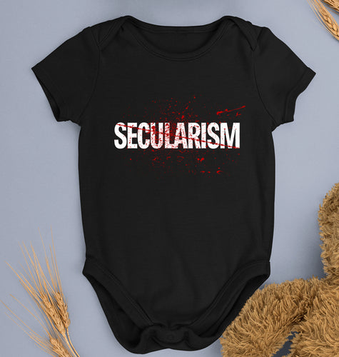 Secularism Kids Romper For Baby Boy/Girl-Black-Ektarfa.online