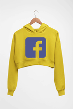 Load image into Gallery viewer, Facebook Crop HOODIE FOR WOMEN-Mustard Yellow-Ektarfa.online
