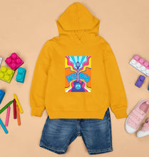 Load image into Gallery viewer, Psychedelic Kids Hoodie for Boy/Girl-Mustard Yellow-Ektarfa.online
