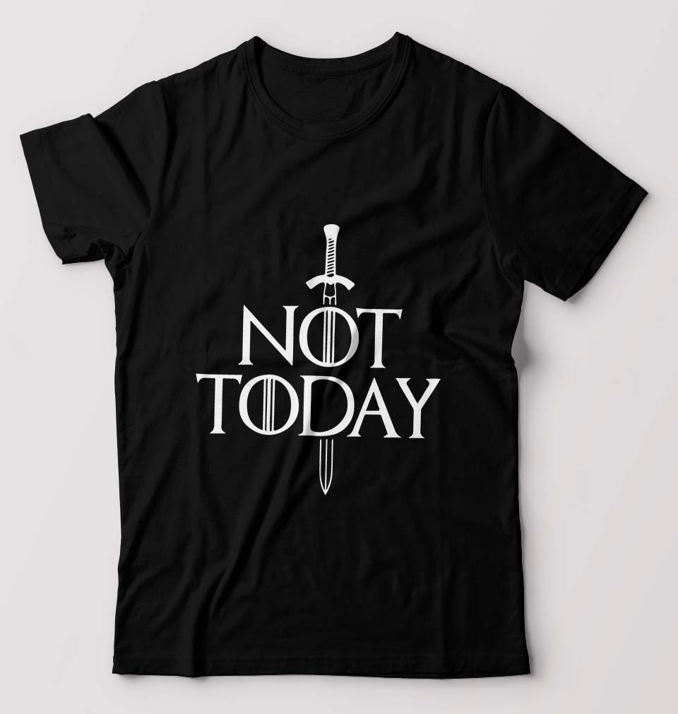 Not Today (GOT) T-Shirt for Men-Black-Ektarfa.online