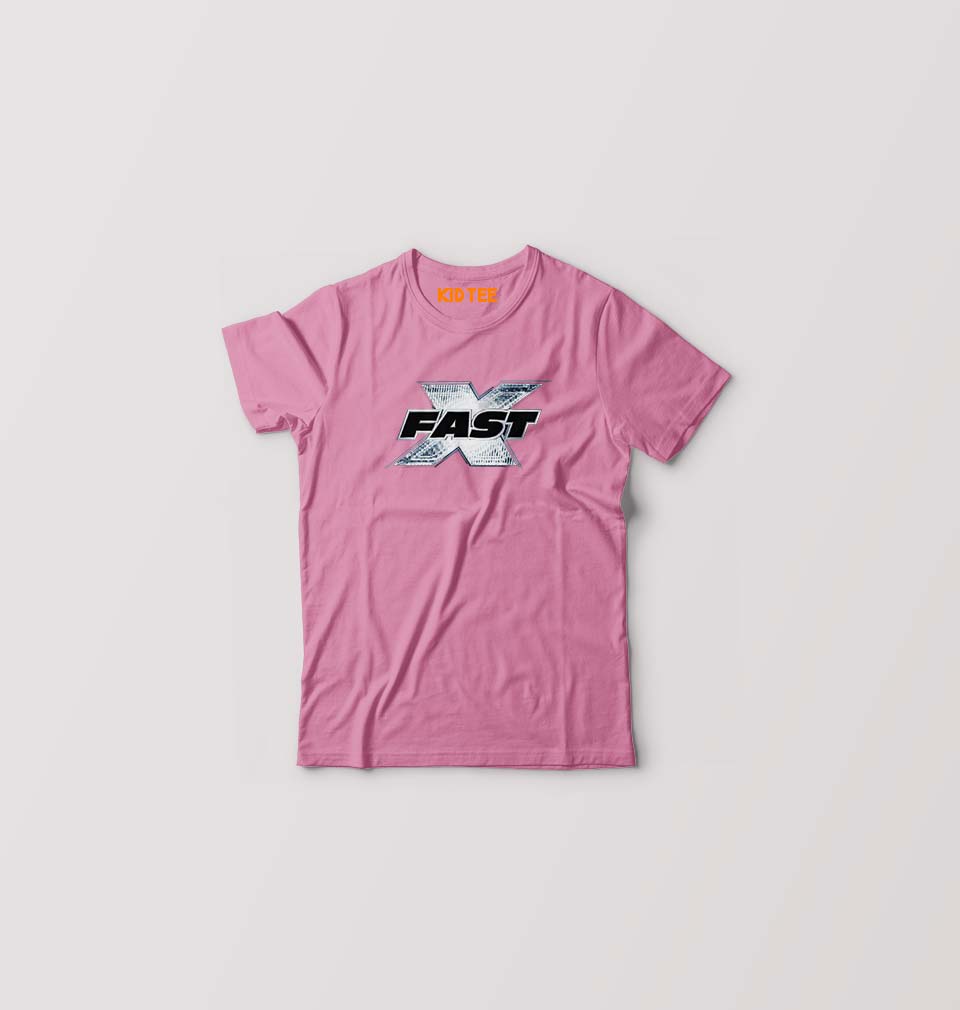 Fast X Kids T-Shirt for Boy/Girl-Pink-Ektarfa.online