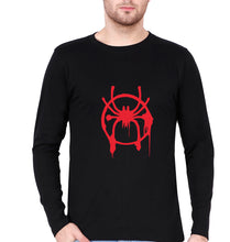 Load image into Gallery viewer, Spiderman Superhero Full Sleeves T-Shirt for Men-Black-Ektarfa.online
