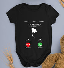 Load image into Gallery viewer, Thailand Calling Kids Romper For Baby Boy/Girl-0-5 Months(18 Inches)-Black-Ektarfa.online
