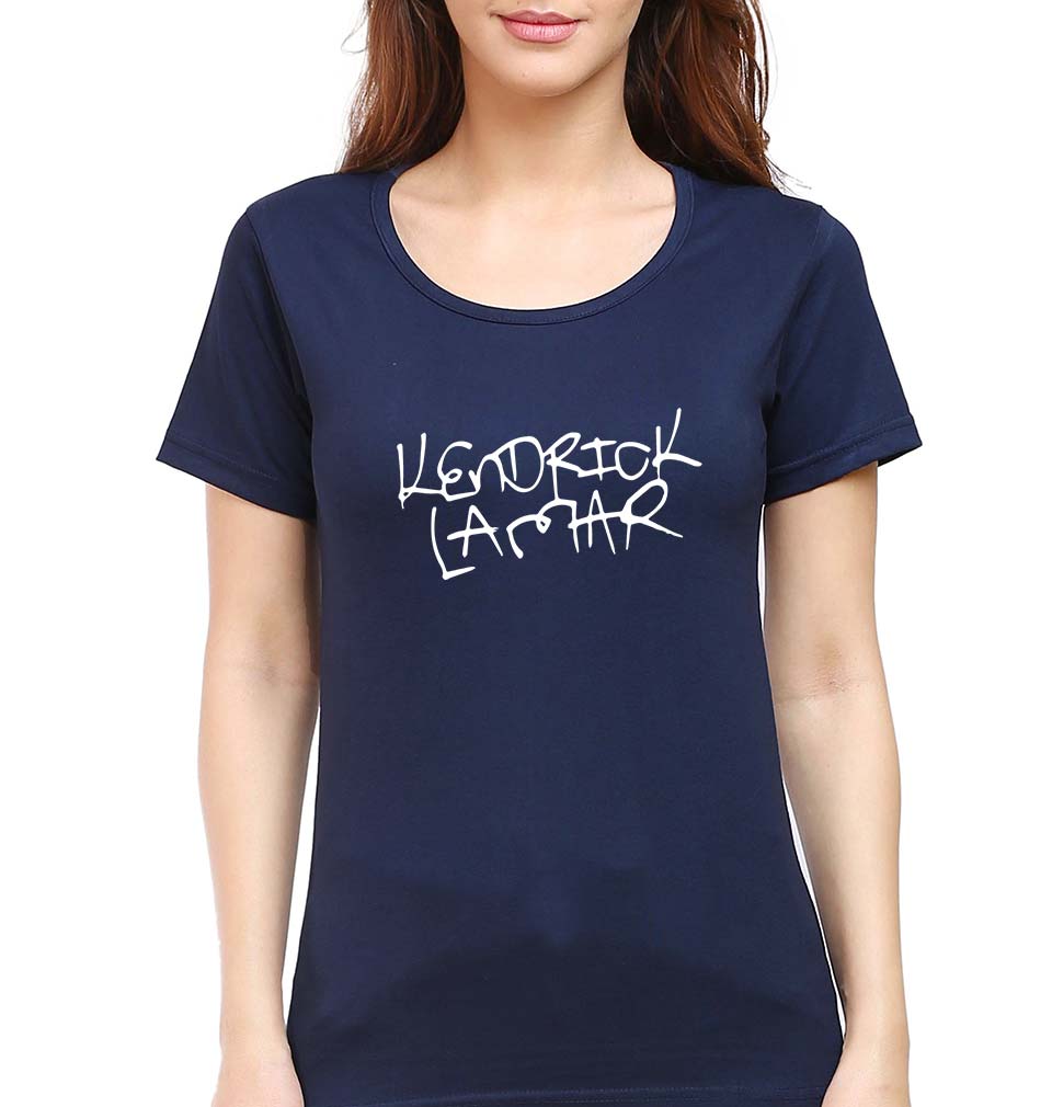 Kendrick Lamar T-Shirt for Women-Navy Blue-Ektarfa.online