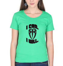 Load image into Gallery viewer, Roman Reigns WWE T-Shirt for Women-Flag Green-Ektarfa.online
