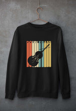 Load image into Gallery viewer, Double Bass Violin Unisex Sweatshirt for Men/Women-Black-Ektarfa.online
