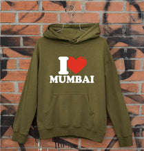 Load image into Gallery viewer, I Love Mumbai Unisex Hoodie for Men/Women-Olive Green-Ektarfa.online
