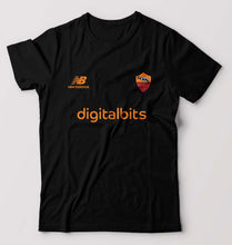 Load image into Gallery viewer, A.S. Roma 2021-22 T-Shirt for Men-Black-Ektarfa.online
