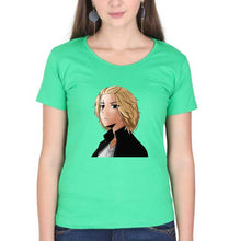 Load image into Gallery viewer, Tokyo Revengers T-Shirt for Women-Flag Green-Ektarfa.online
