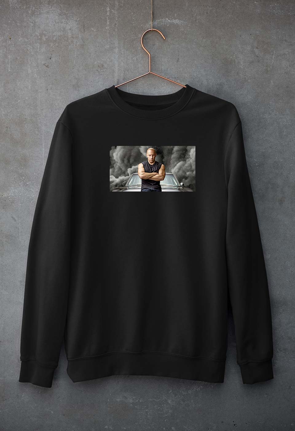 Fast X Vin Diesel Unisex Sweatshirt for Men/Women-Black-Ektarfa.online