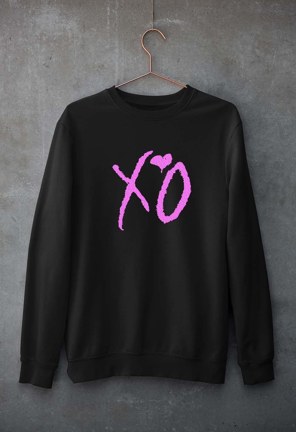 The Weeknd XO Unisex Sweatshirt for Men/Women-Black-Ektarfa.online