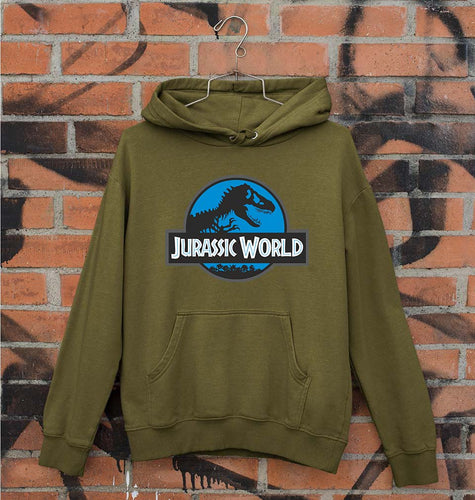 Jurassic World Unisex Hoodie for Men/Women-Olive Green-Ektarfa.online