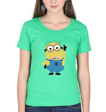Load image into Gallery viewer, Minion T-Shirt for Women-Flag Green-Ektarfa.online
