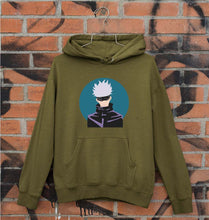 Load image into Gallery viewer, Gojo Satoru Anime Unisex Hoodie for Men/Women-Olive Green-Ektarfa.online
