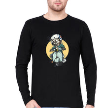 Load image into Gallery viewer, Skull Full Sleeves T-Shirt for Men-Black-Ektarfa.online
