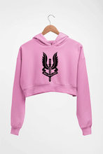 Load image into Gallery viewer, Who Dares Wins Balidaan Army Crop HOODIE FOR WOMEN-Light Baby Pink-Ektarfa.online
