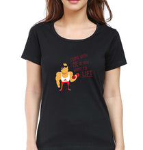 Load image into Gallery viewer, Gym T-Shirt for Women-Black-Ektarfa.online
