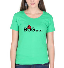 Load image into Gallery viewer, Bug Bsdk T-Shirt for Women-Flag Green-Ektarfa.online
