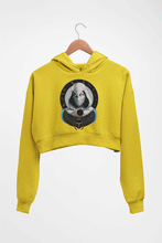 Load image into Gallery viewer, Moon Knight Crop HOODIE FOR WOMEN-Mustard Yellow-Ektarfa.online
