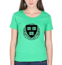 Load image into Gallery viewer, Harvard T-Shirt for Women-Flag Green-Ektarfa.online
