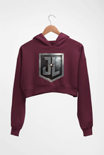 Load image into Gallery viewer, Justice League Crop HOODIE FOR WOMEN-Maroon-Ektarfa.online
