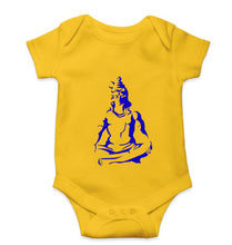 Load image into Gallery viewer, Mahakal Mahadev Bholenath Shiva Shivji Kids Romper For Baby Boy/Girl-0-5 Months(18 Inches)-Yellow-Ektarfa.online
