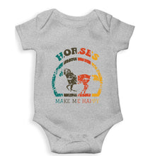 Load image into Gallery viewer, Horses Kids Romper For Baby Boy/Girl-0-5 Months(18 Inches)-Grey-Ektarfa.online
