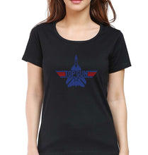Load image into Gallery viewer, Top Gun T-Shirt for Women-Black-Ektarfa.online
