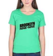 Load image into Gallery viewer, Brooklyn Nine-Nine T-Shirt for Women-Flag Green-Ektarfa.online
