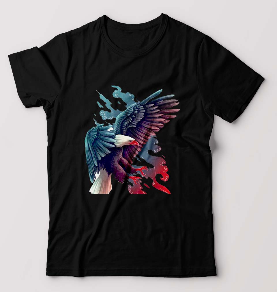 Eagle T-Shirt for Men-Black-Ektarfa.online