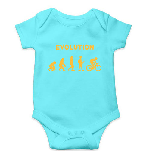 Cycling Kids Romper For Baby Boy/Girl-0-5 Months(18 Inches)-Sky Blue-Ektarfa.online