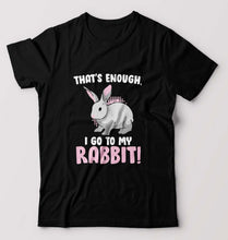 Load image into Gallery viewer, Rabbit Bunny T-Shirt for Men-Black-Ektarfa.online
