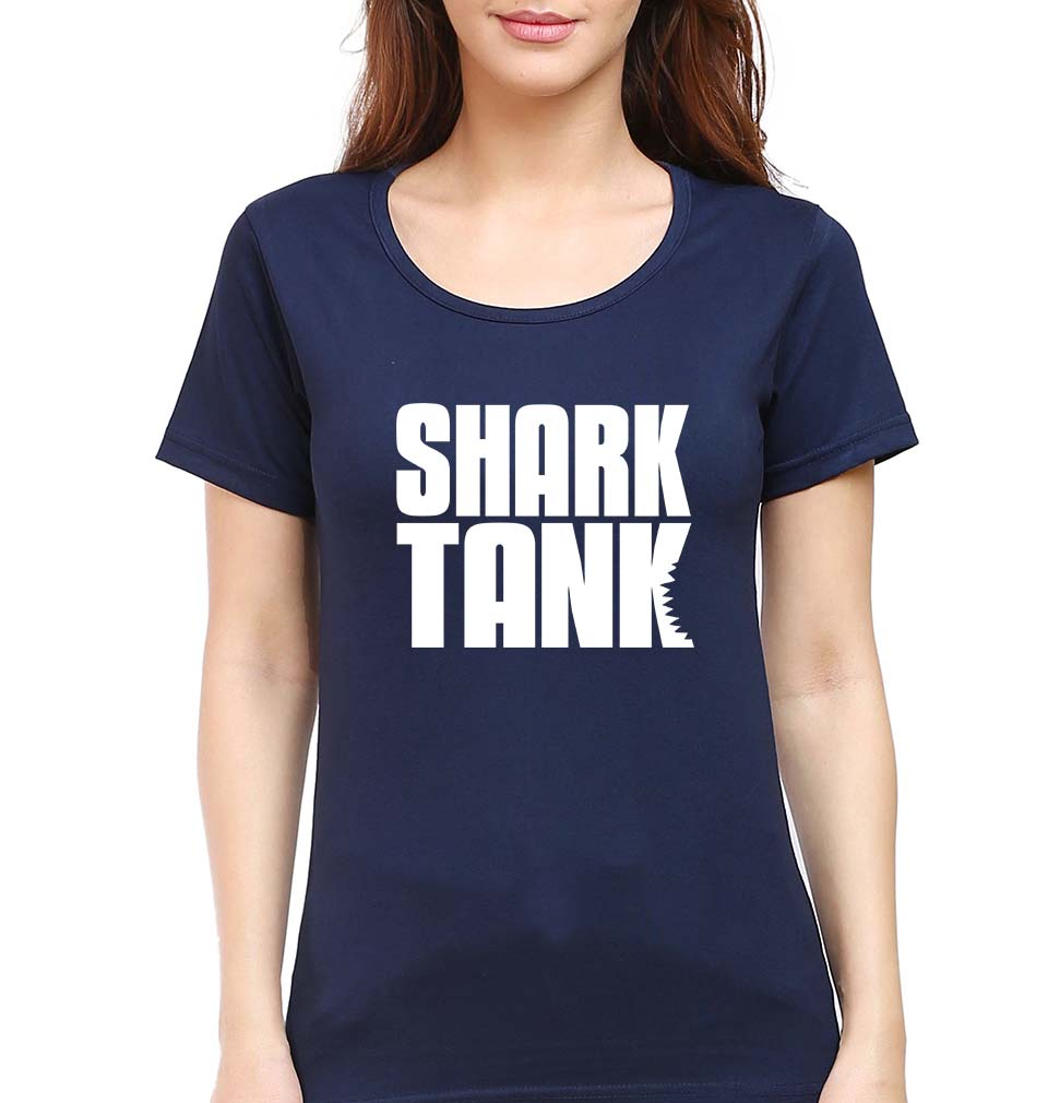 Shark Tank T-Shirt for Women-Navy Blue-Ektarfa.online