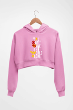 Load image into Gallery viewer, You Can&#39;t Save The World Alone Justice League Crop HOODIE FOR WOMEN-Light Baby Pink-Ektarfa.online
