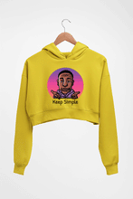 Load image into Gallery viewer, Khaby Lame Crop HOODIE FOR WOMEN-Mustard Yellow-Ektarfa.online
