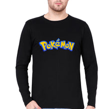 Load image into Gallery viewer, Pokémon Full Sleeves T-Shirt for Men-Black-Ektarfa.online
