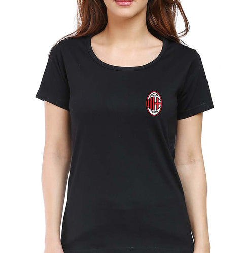 A.C. Milan T-Shirt for Women-Black-Ektarfa.online
