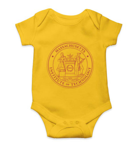 MIT Kids Romper For Baby Boy/Girl-0-5 Months(18 Inches)-Yellow-Ektarfa.online