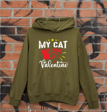 Load image into Gallery viewer, Cat Unisex Hoodie for Men/Women-Olive Green-Ektarfa.online
