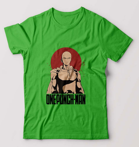 One-Punch Man T-Shirt for Men-flag green-Ektarfa.online