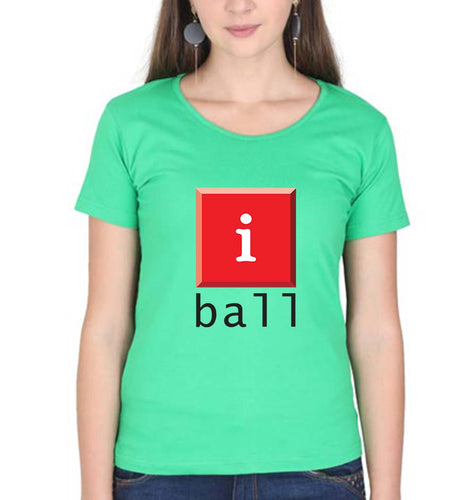 I Ball T-Shirt for Women-Flag Green-Ektarfa.online