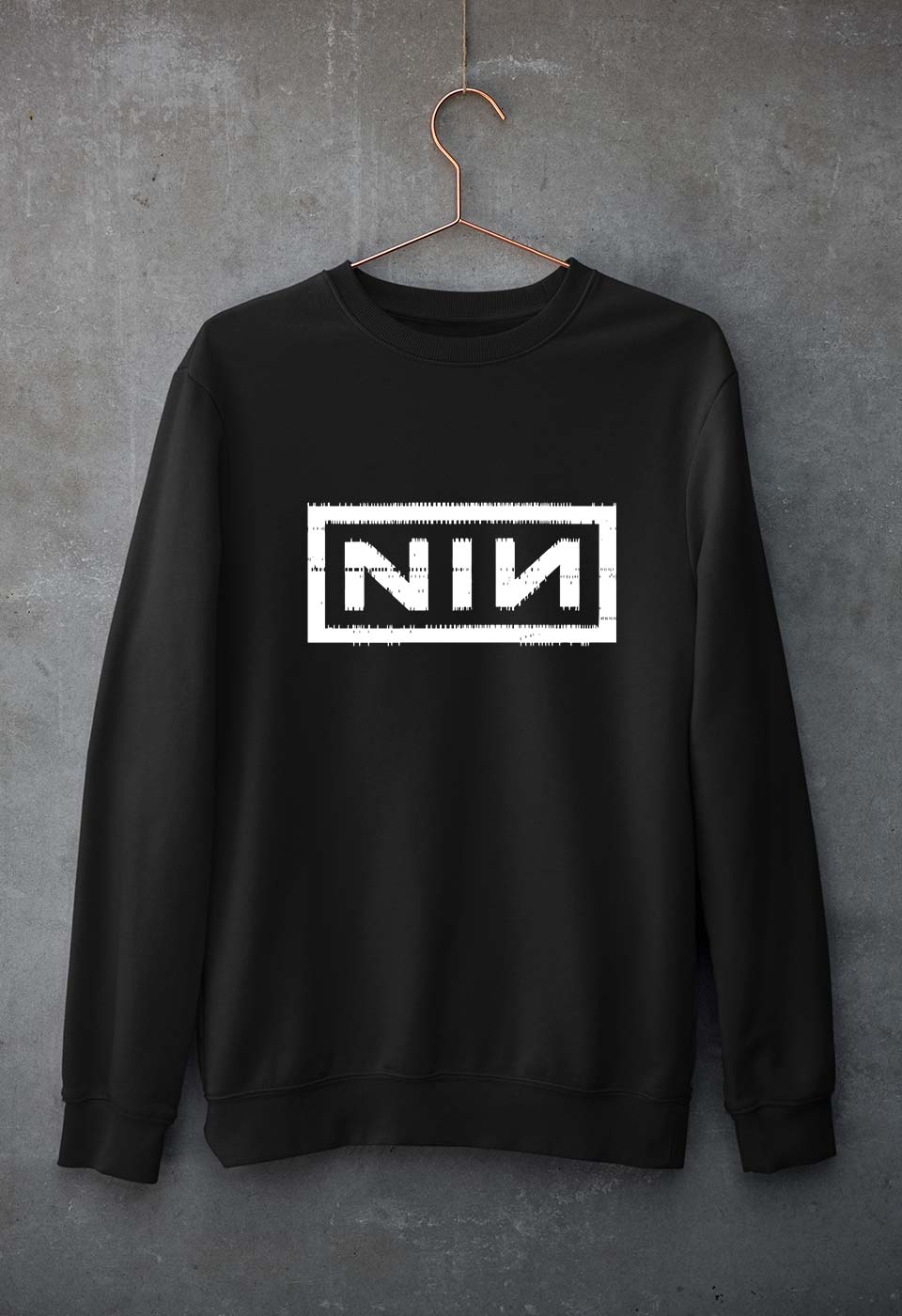 Nine Inch Nails Unisex Sweatshirt for Men/Women-Black-Ektarfa.online