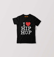 Load image into Gallery viewer, I Love Hip Hop Kids T-Shirt for Boy/Girl-Black-Ektarfa.online
