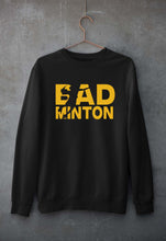 Load image into Gallery viewer, Badminton Unisex Sweatshirt for Men/Women-Black-Ektarfa.online

